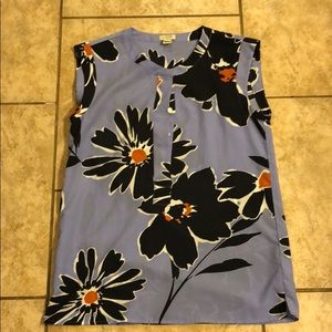 J Crew Floral Blouse